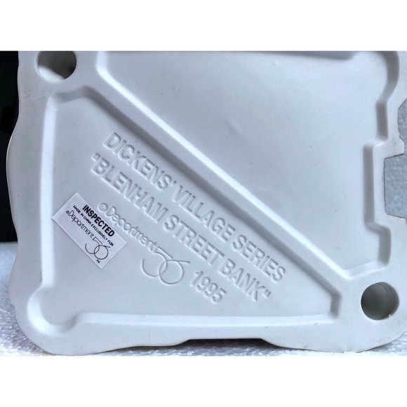 Department 56 Dickens Village Blenham Street Bank With 1996 retired - Picture 10 of 10